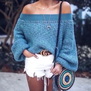 Free People Pandora’s Boatneck Sweater